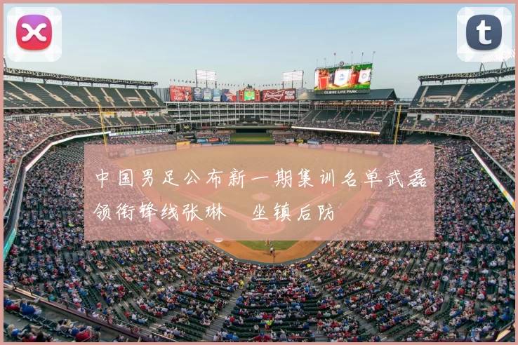 中国男足公布新一期集训名单武磊领衔锋线张琳芃坐镇后防