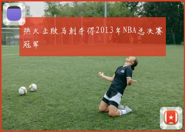热火击败马刺夺得2013年NBA总决赛冠军